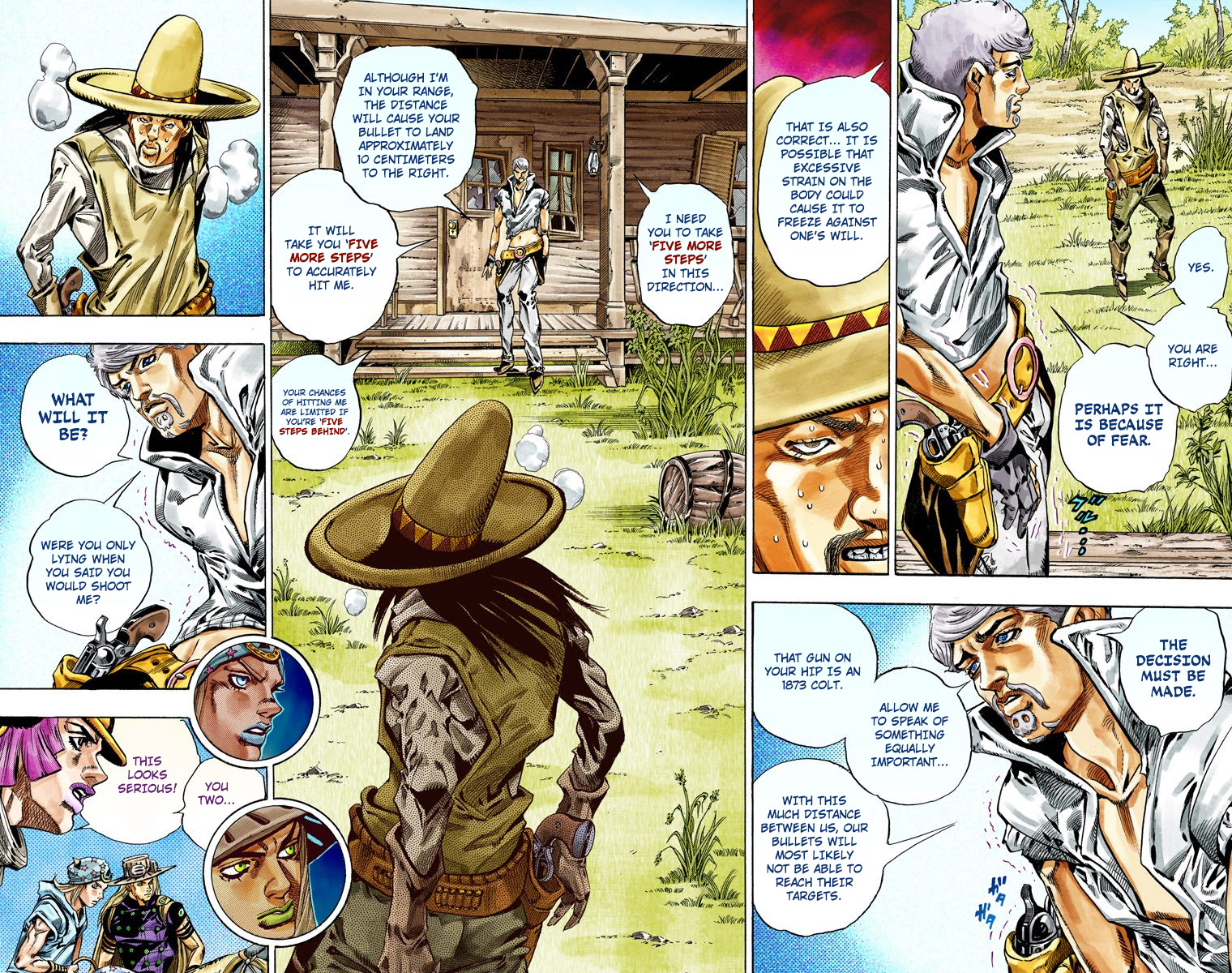 JoJo's Bizarre Adventure Steel Ball Run Colored Manga