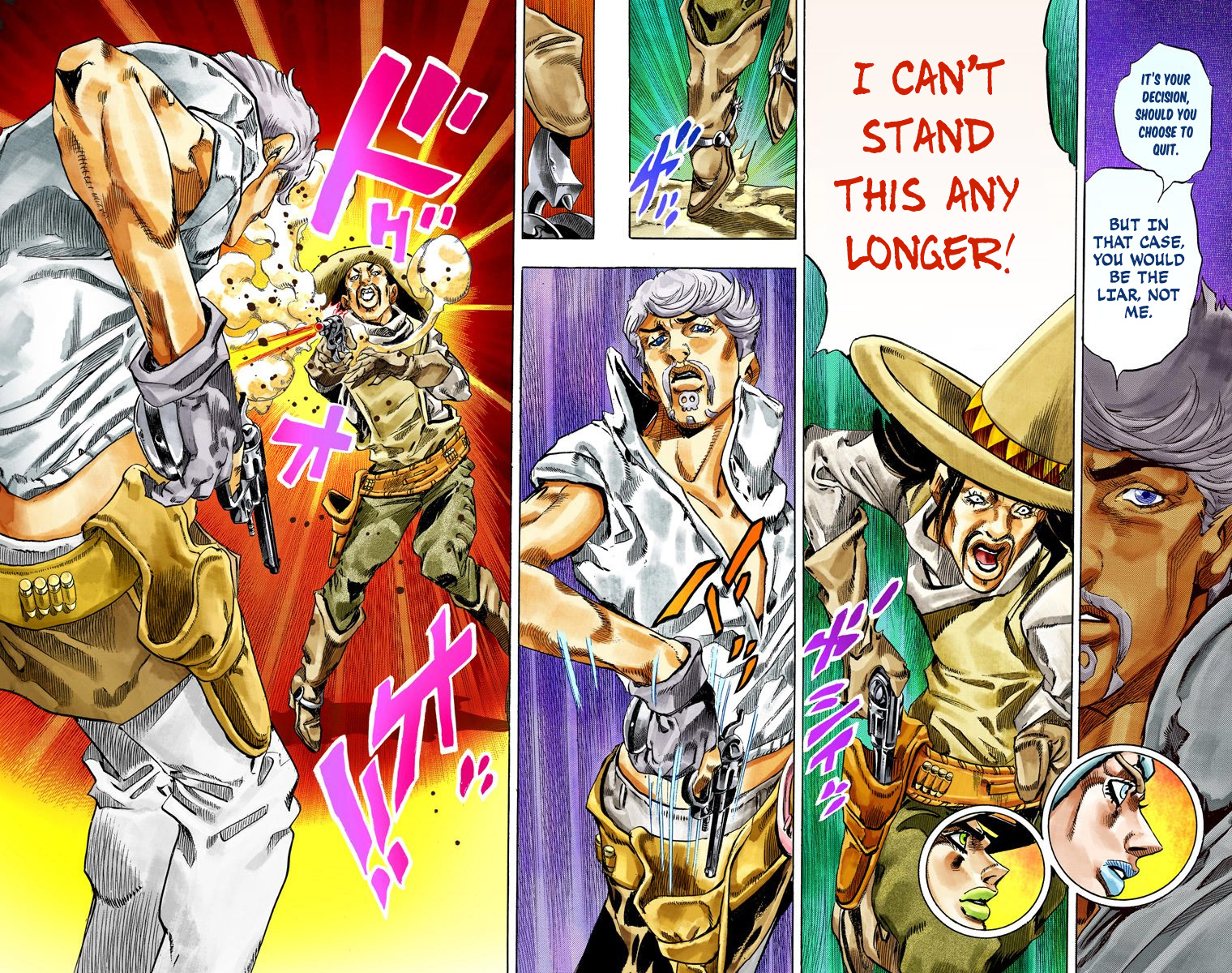 JoJo's Bizarre Adventure Steel Ball Run Colored Manga