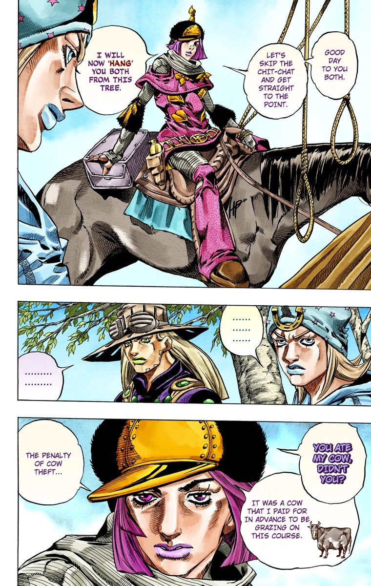 JoJo's Bizarre Adventure Steel Ball Run Colored Manga