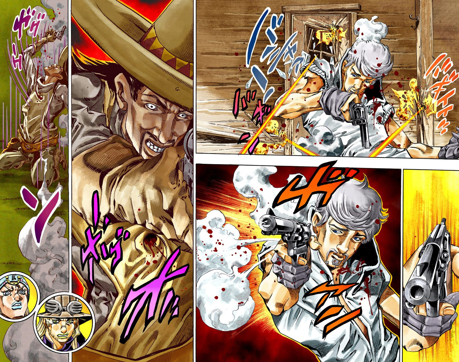 JoJo's Bizarre Adventure Steel Ball Run Colored Manga