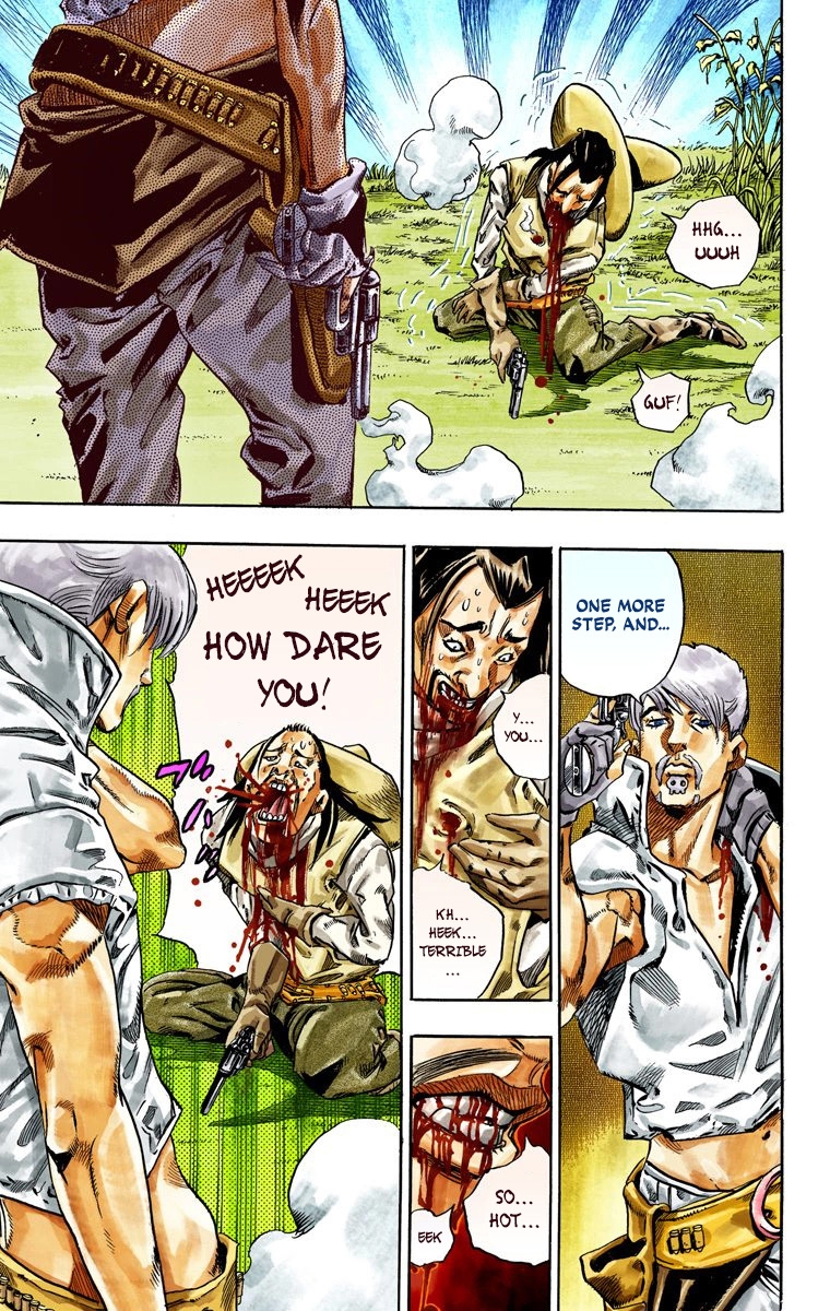 JoJo's Bizarre Adventure Steel Ball Run Colored Manga