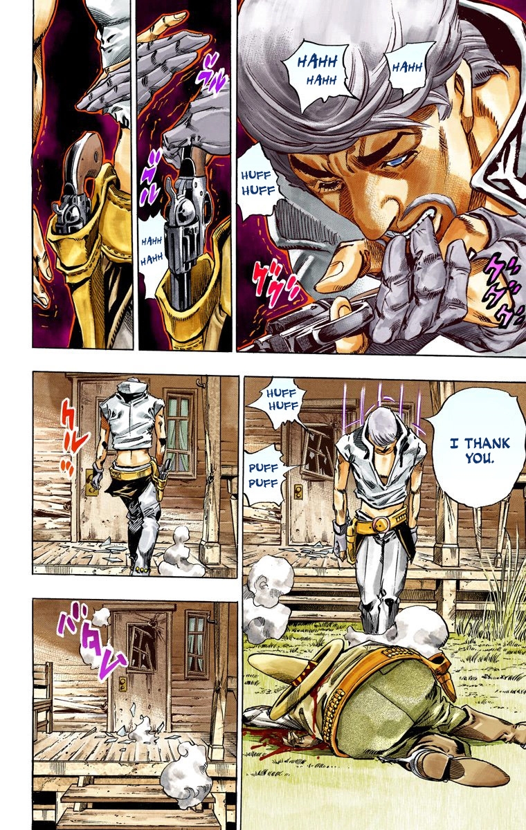 JoJo's Bizarre Adventure Steel Ball Run Colored Manga
