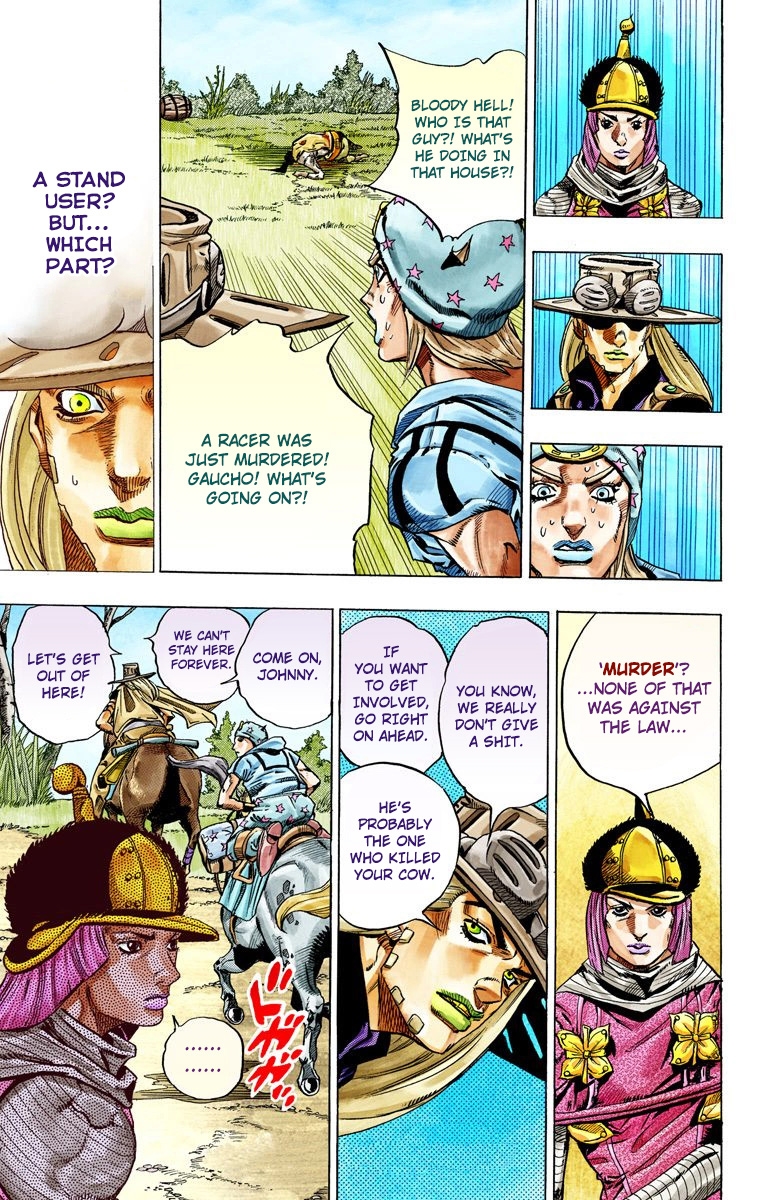 JoJo's Bizarre Adventure Steel Ball Run Colored Manga