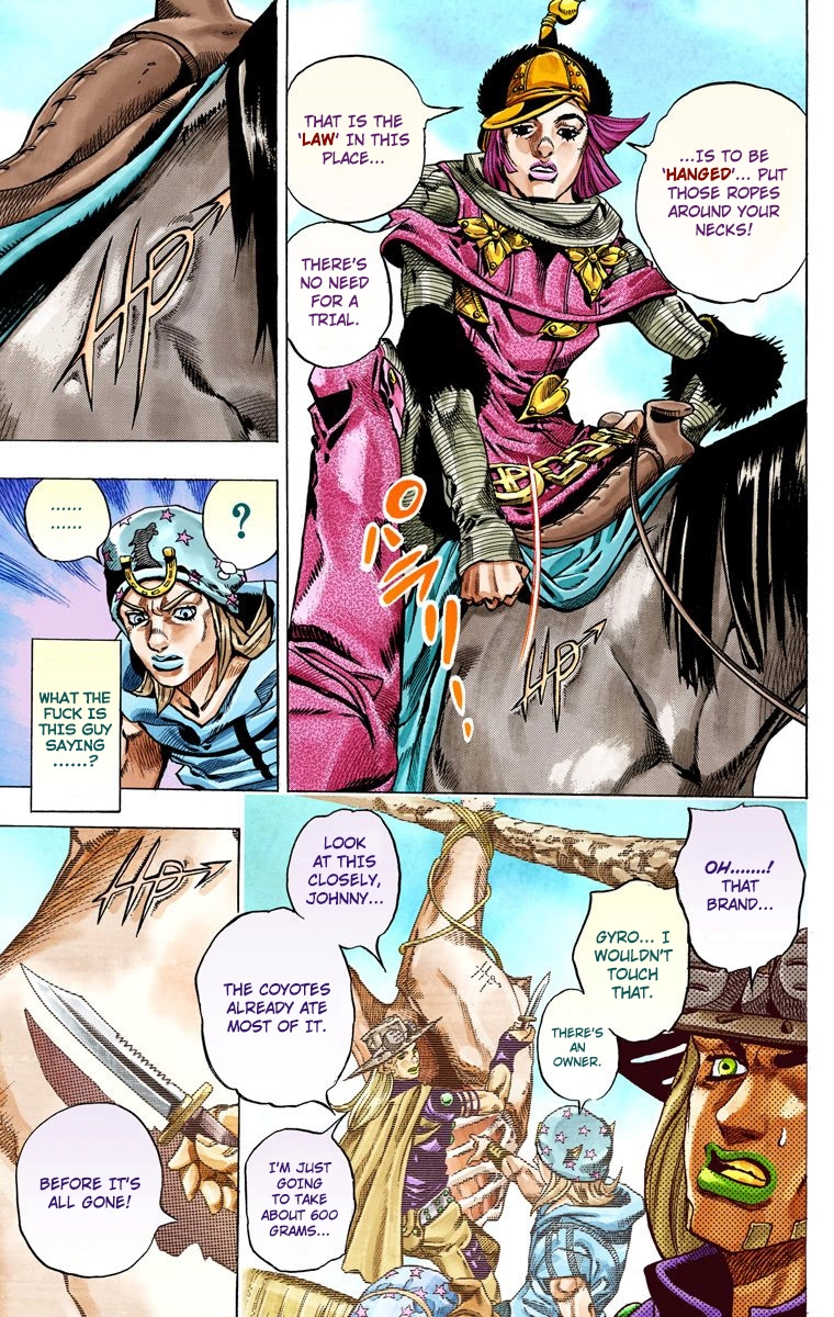 JoJo's Bizarre Adventure Steel Ball Run Colored Manga