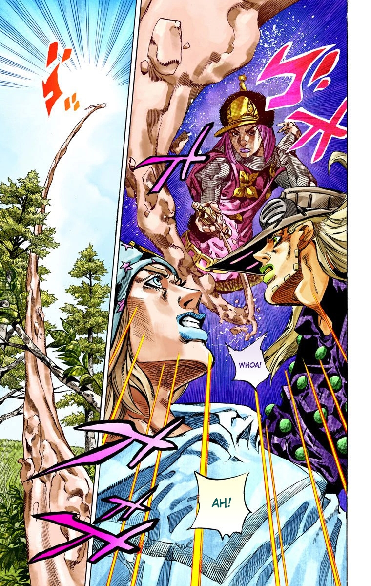 JoJo's Bizarre Adventure Steel Ball Run Colored Manga