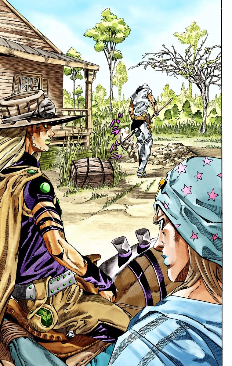 JoJo's Bizarre Adventure Steel Ball Run Colored Manga