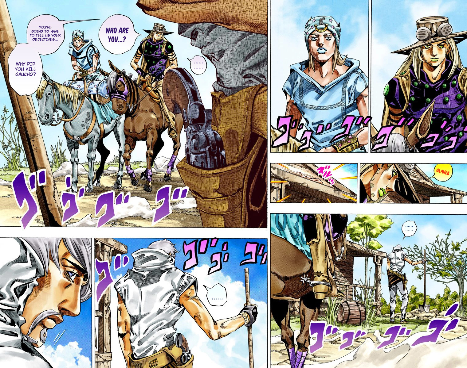 JoJo's Bizarre Adventure Steel Ball Run Colored Manga
