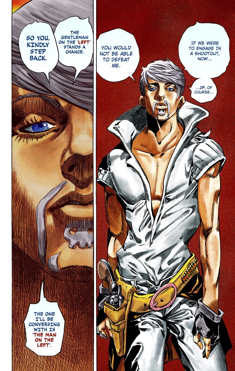 JoJo's Bizarre Adventure Steel Ball Run Colored Manga