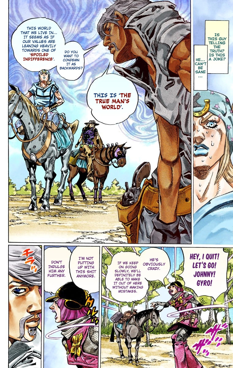 JoJo's Bizarre Adventure Steel Ball Run Colored Manga