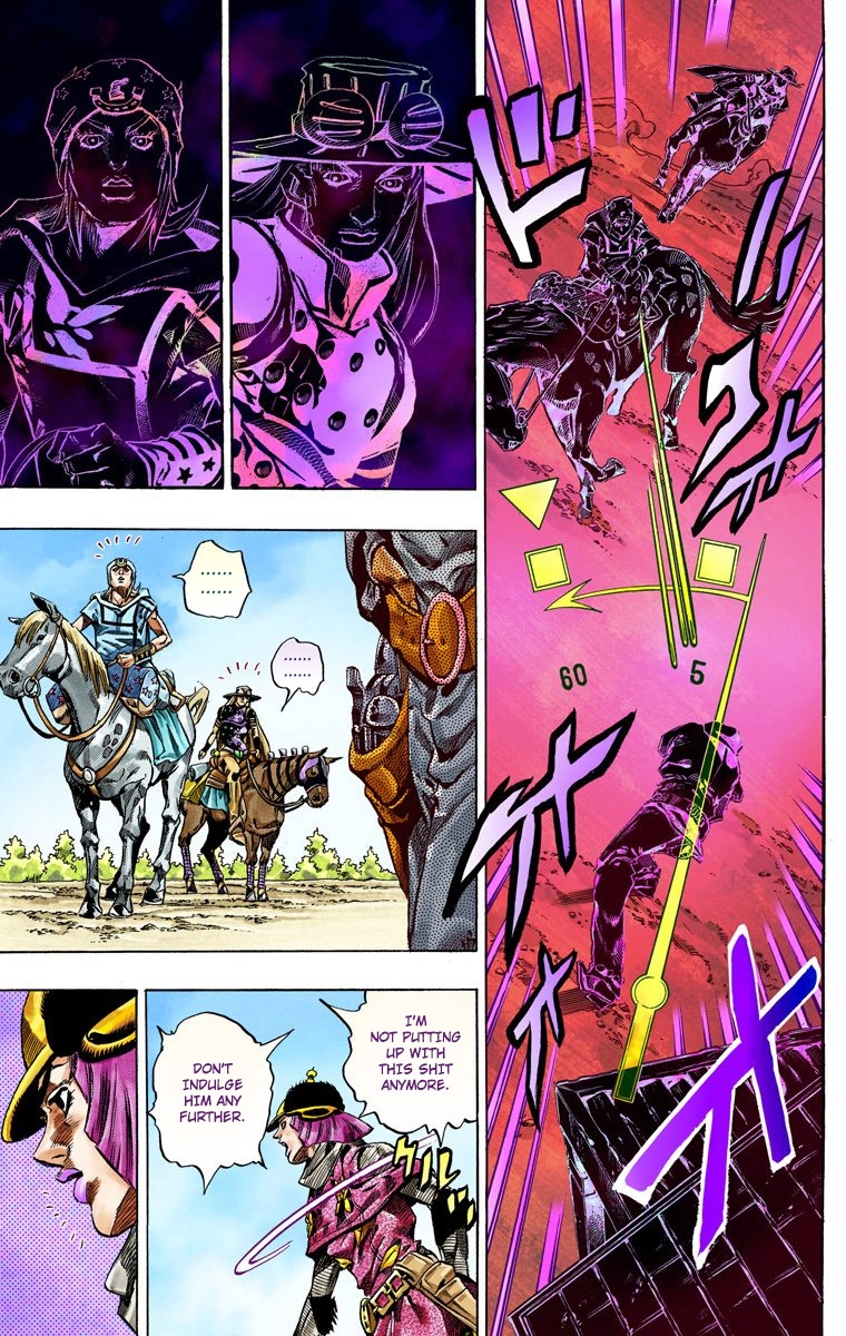 JoJo's Bizarre Adventure Steel Ball Run Colored Manga