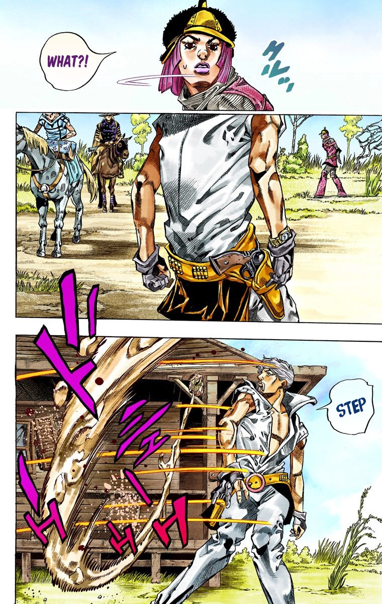 JoJo's Bizarre Adventure Steel Ball Run Colored Manga