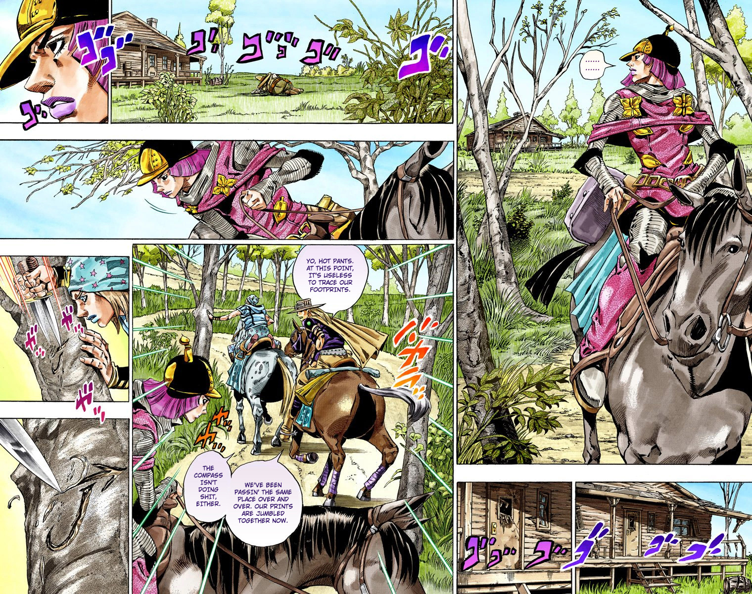 JoJo's Bizarre Adventure Steel Ball Run Colored Manga