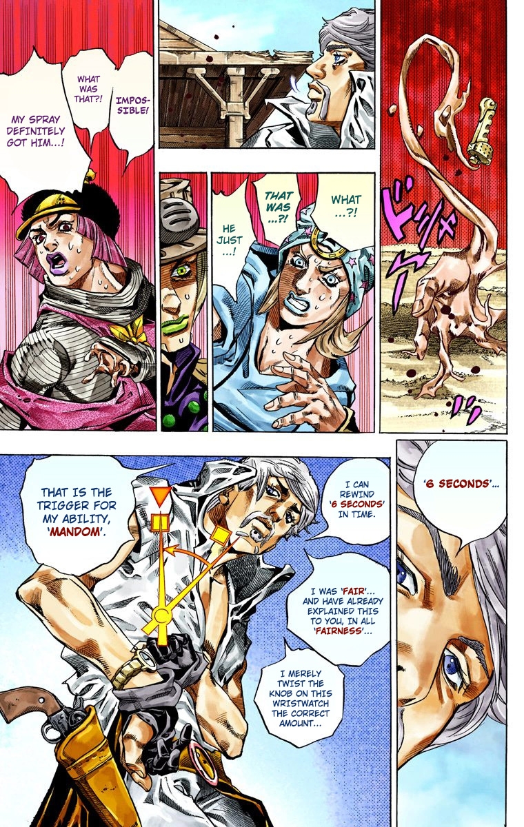 JoJo's Bizarre Adventure Steel Ball Run Colored Manga
