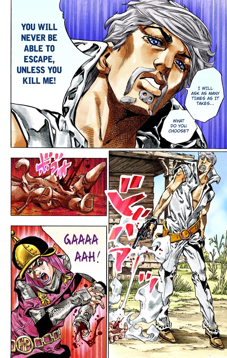 JoJo's Bizarre Adventure Steel Ball Run Colored Manga