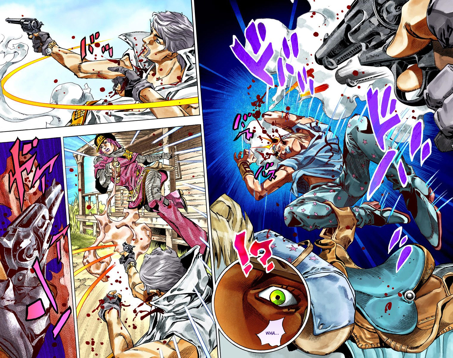 JoJo's Bizarre Adventure Steel Ball Run Colored Manga