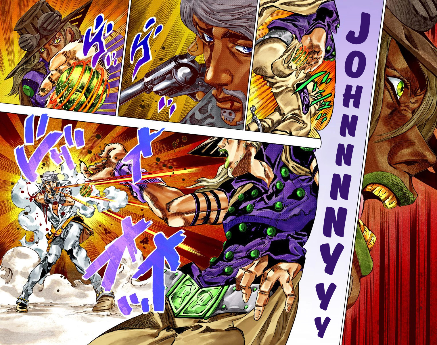 JoJo's Bizarre Adventure Steel Ball Run Colored Manga