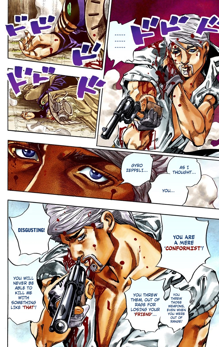 JoJo's Bizarre Adventure Steel Ball Run Colored Manga