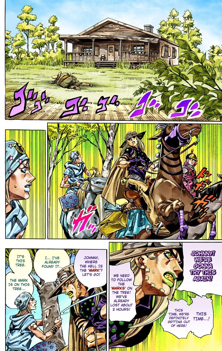 JoJo's Bizarre Adventure Steel Ball Run Colored Manga