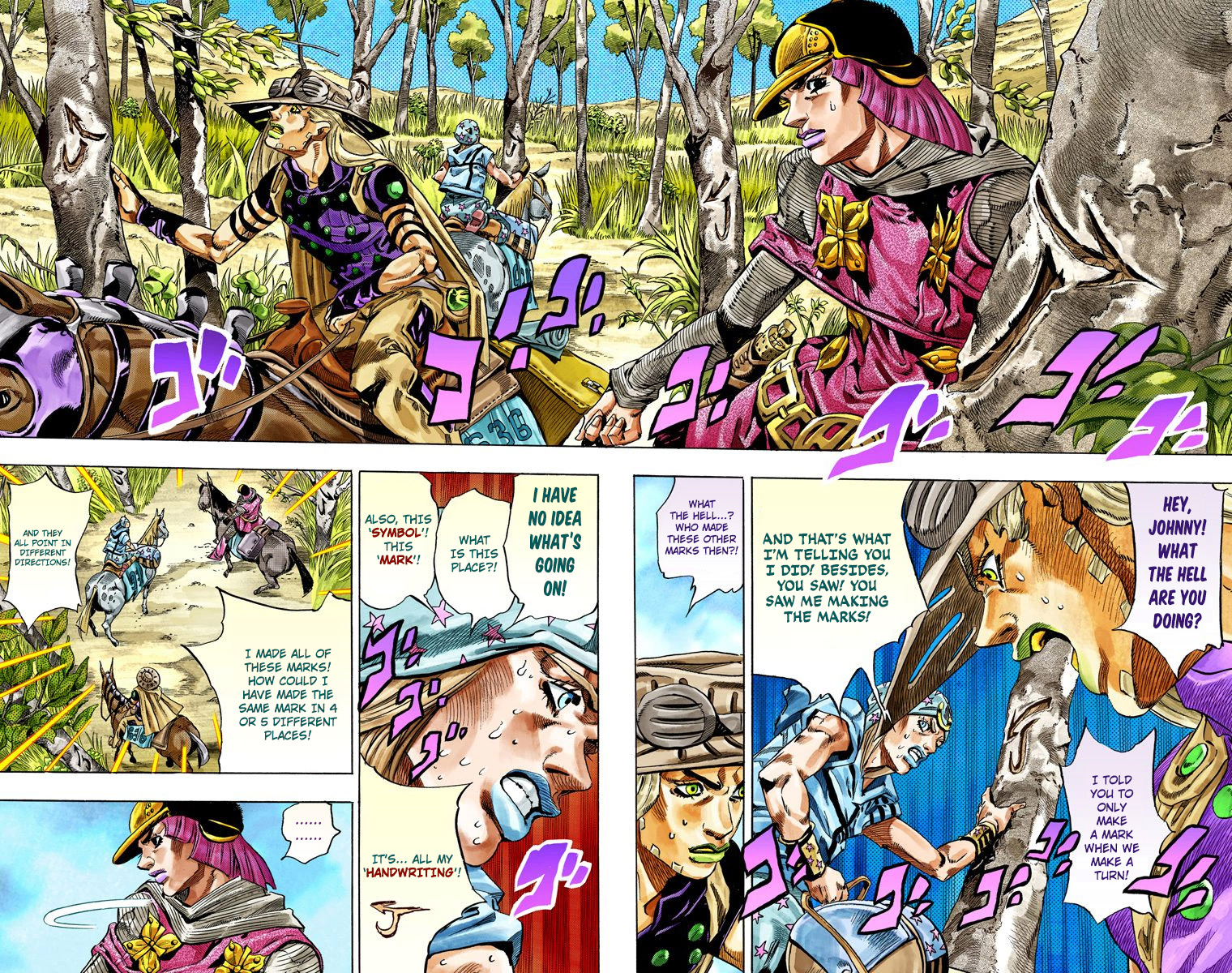 JoJo's Bizarre Adventure Steel Ball Run Colored Manga