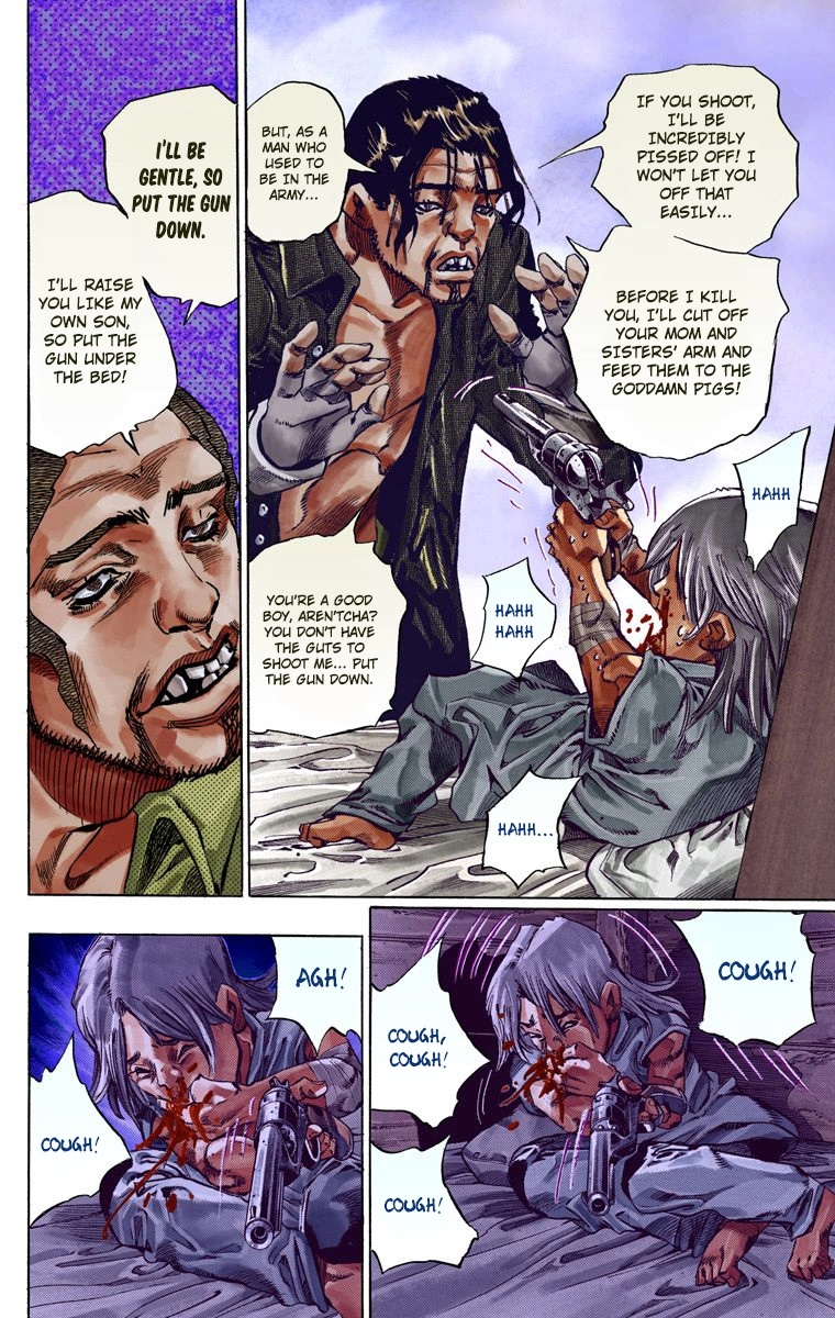 JoJo's Bizarre Adventure Steel Ball Run Colored Manga