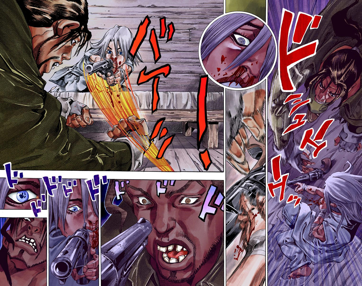 JoJo's Bizarre Adventure Steel Ball Run Colored Manga