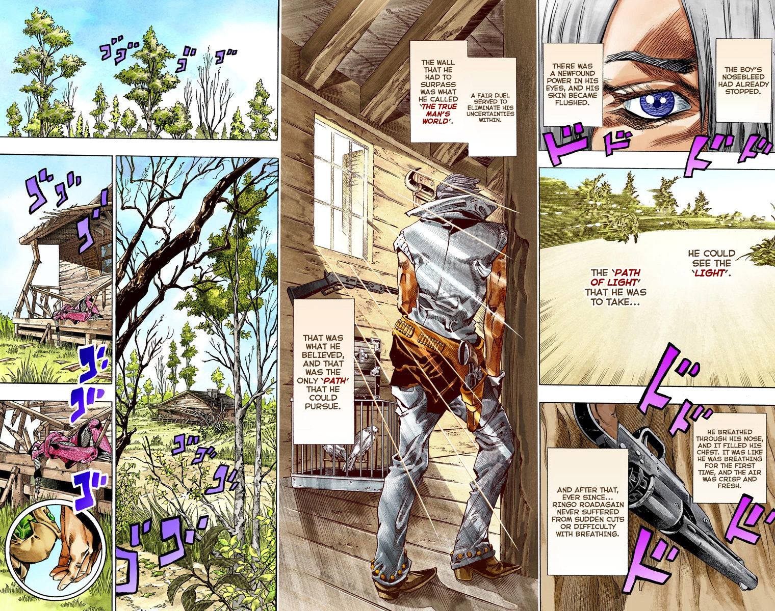 JoJo's Bizarre Adventure Steel Ball Run Colored Manga