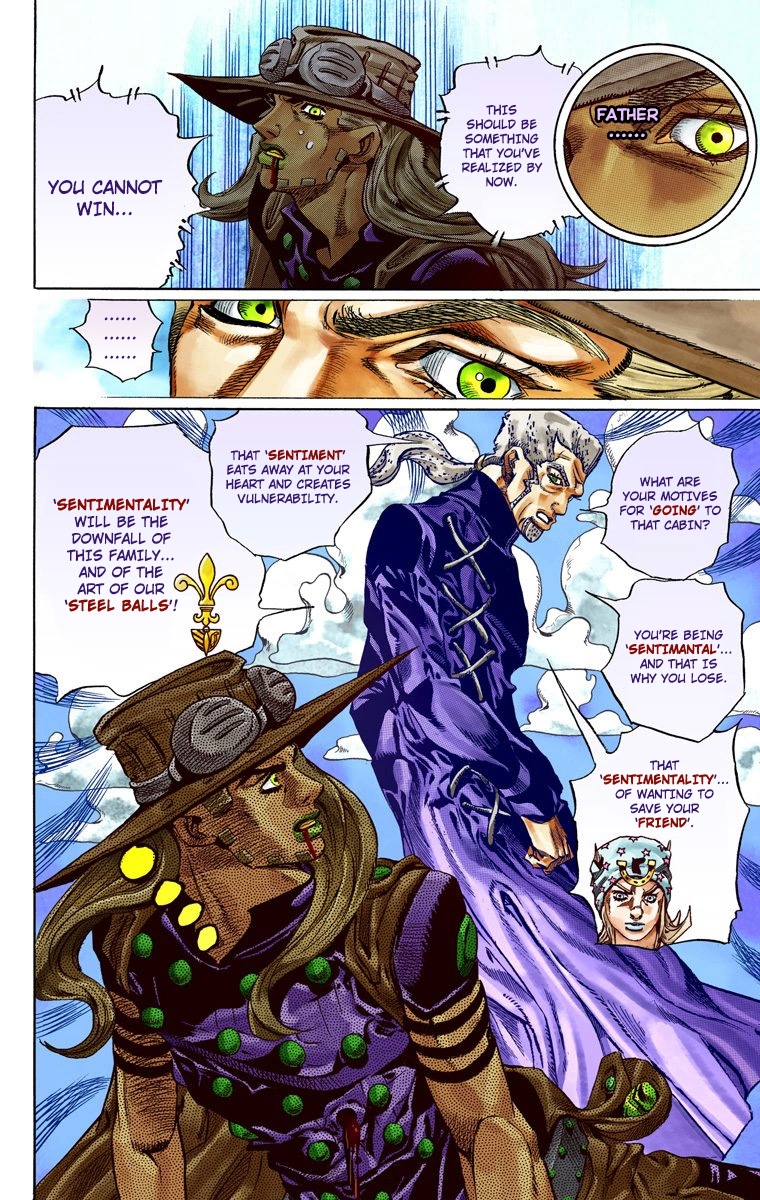 JoJo's Bizarre Adventure Steel Ball Run Colored Manga