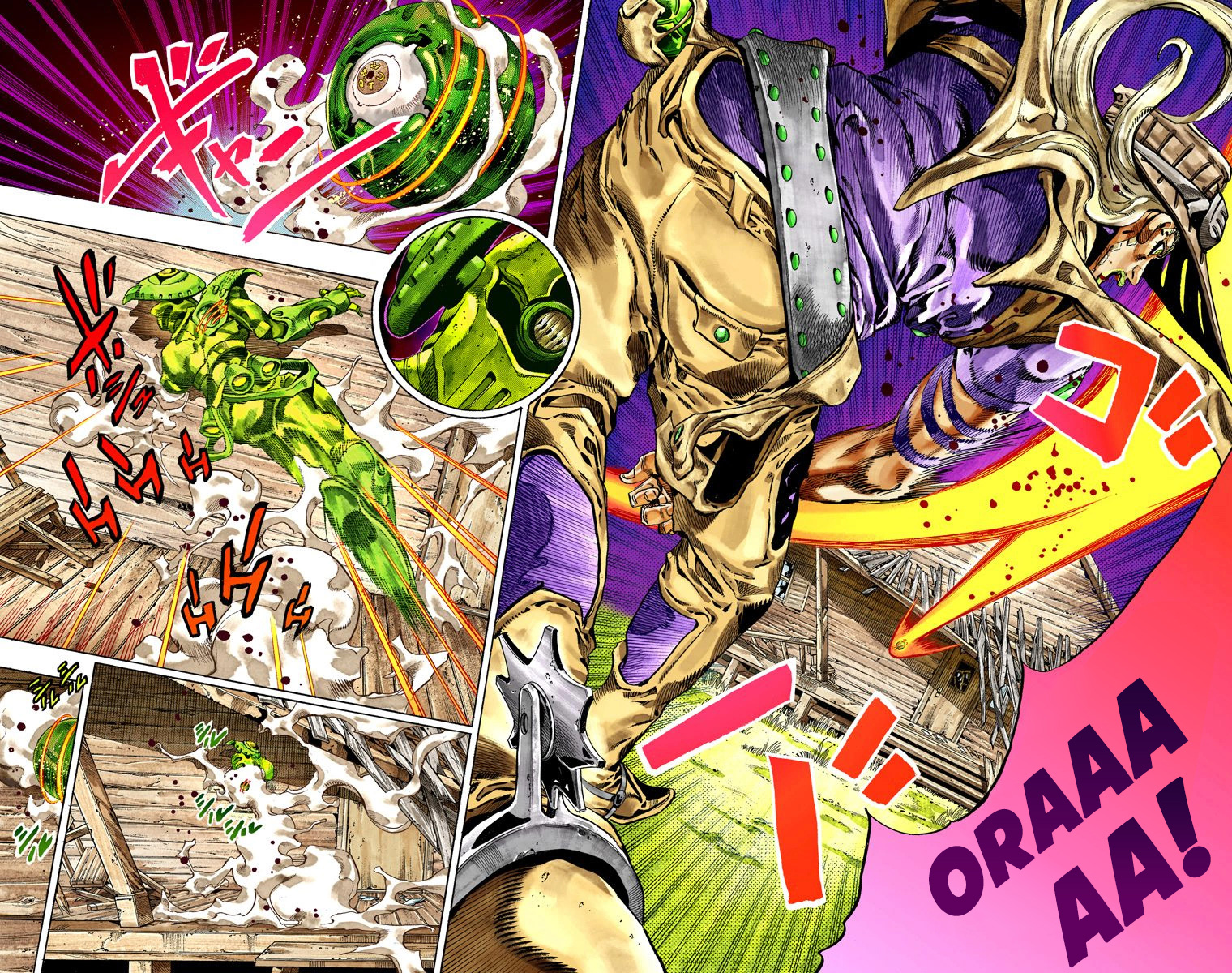 JoJo's Bizarre Adventure Steel Ball Run Colored Manga