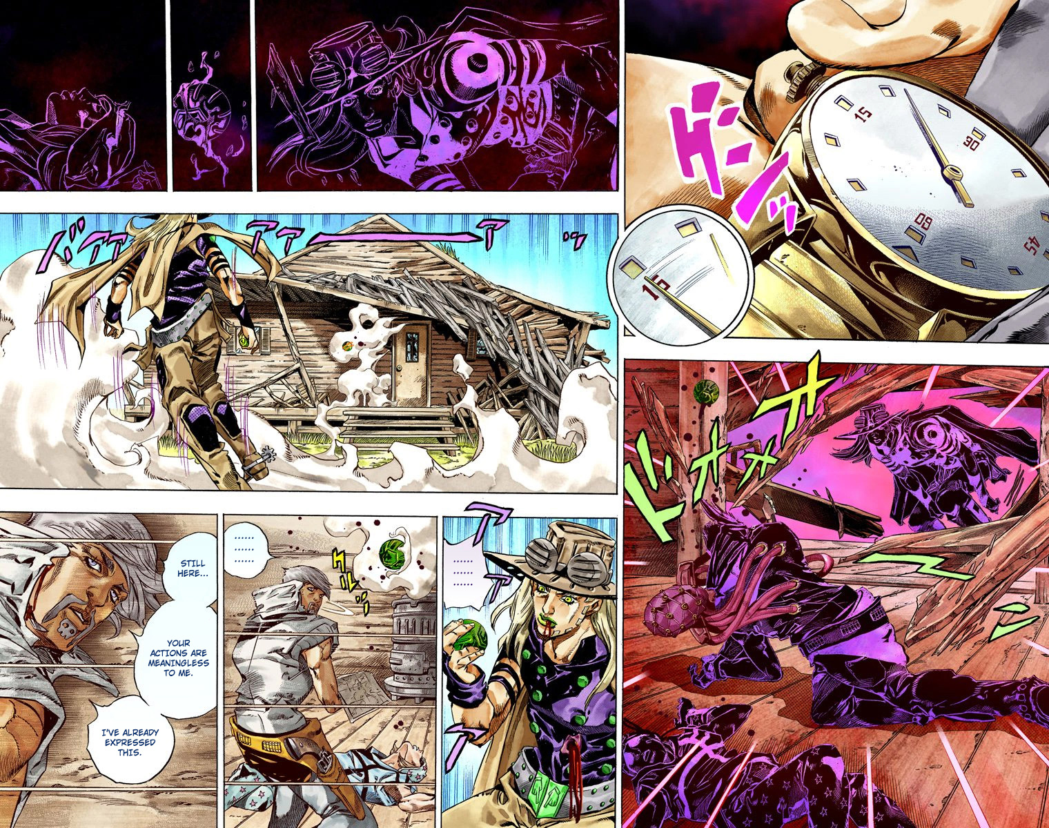 JoJo's Bizarre Adventure Steel Ball Run Colored Manga