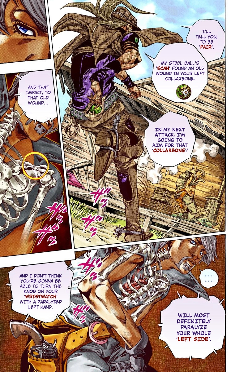 JoJo's Bizarre Adventure Steel Ball Run Colored Manga