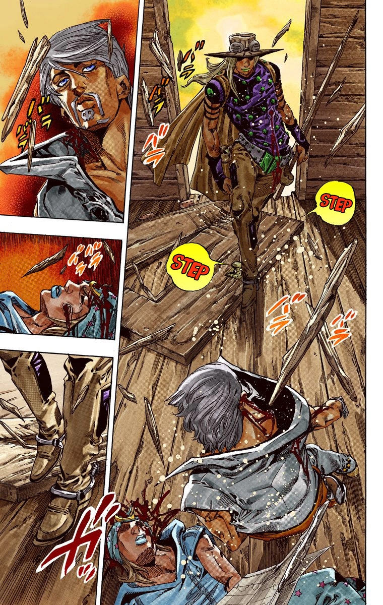 JoJo's Bizarre Adventure Steel Ball Run Colored Manga
