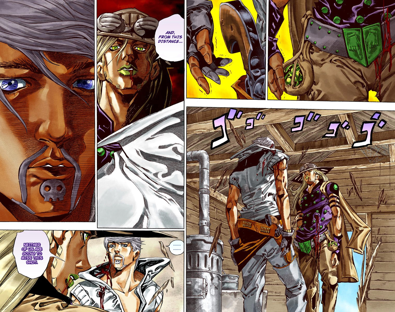 JoJo's Bizarre Adventure Steel Ball Run Colored Manga