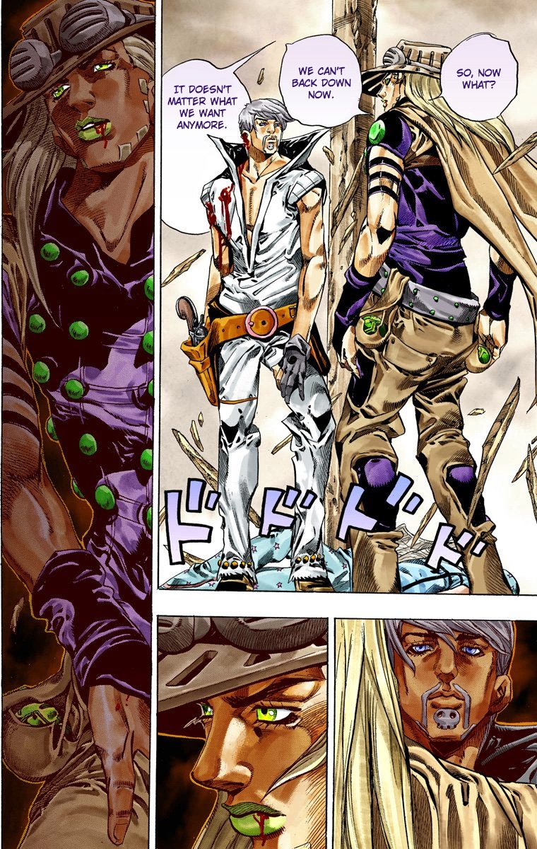 JoJo's Bizarre Adventure Steel Ball Run Colored Manga