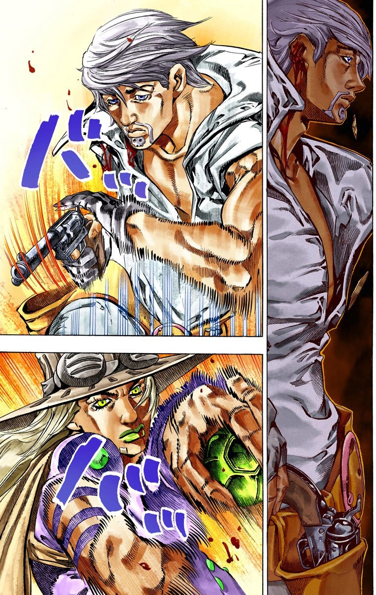 JoJo's Bizarre Adventure Steel Ball Run Colored Manga