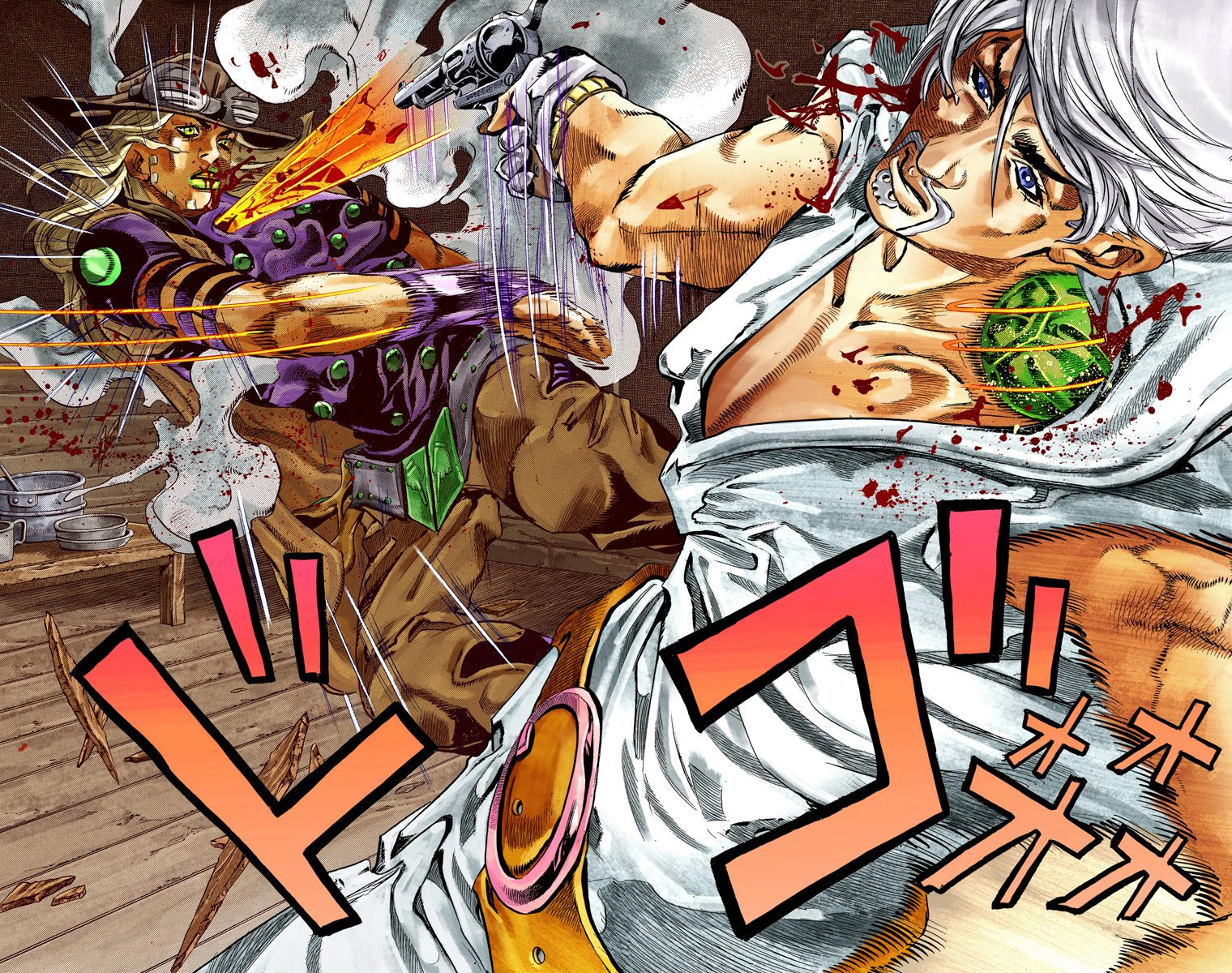 JoJo's Bizarre Adventure Steel Ball Run Colored Manga