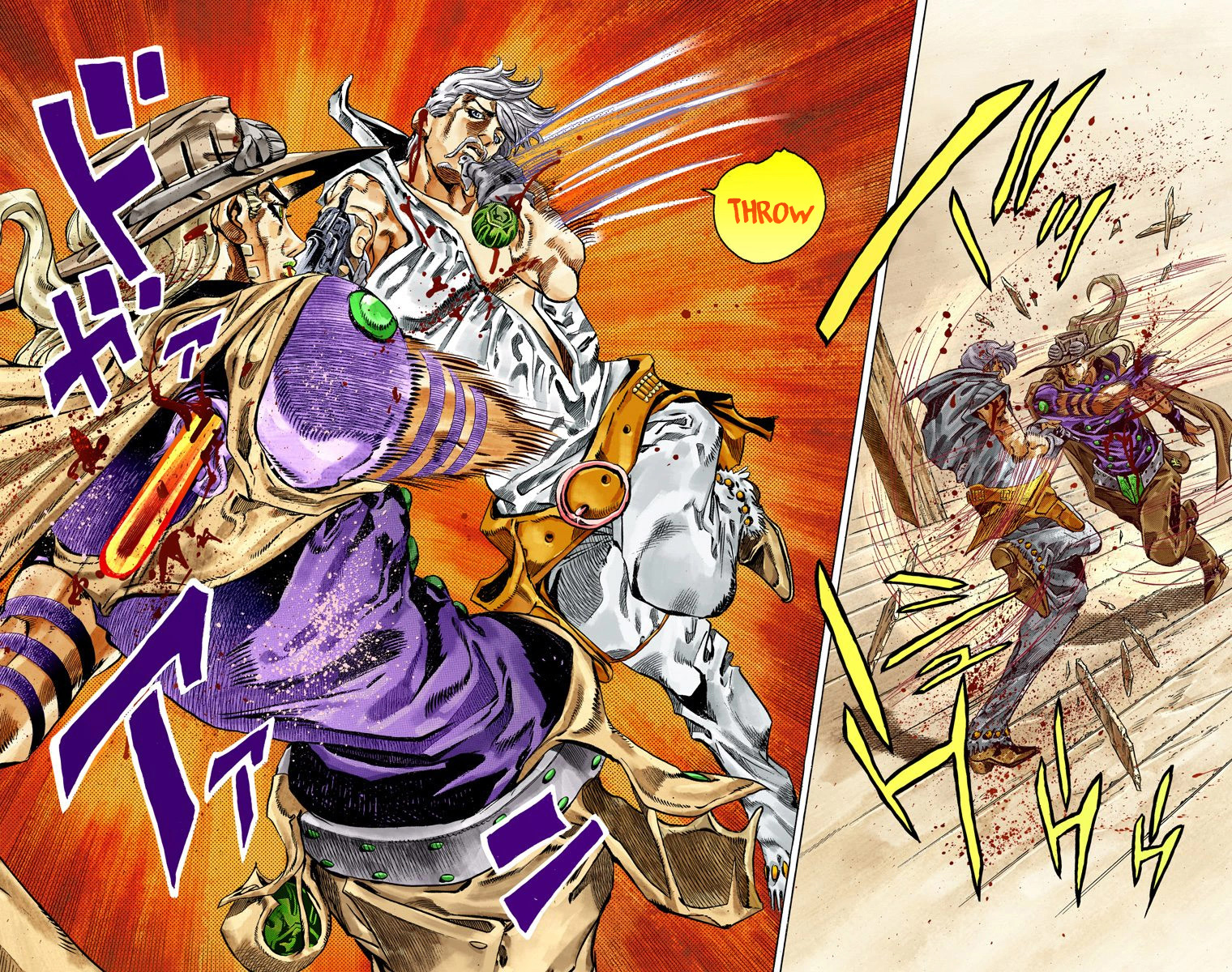 JoJo's Bizarre Adventure Steel Ball Run Colored Manga