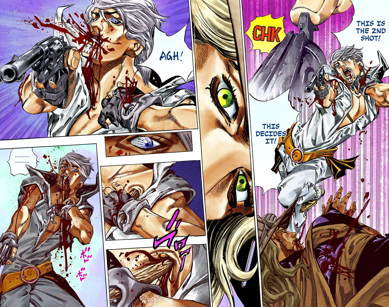 JoJo's Bizarre Adventure Steel Ball Run Colored Manga