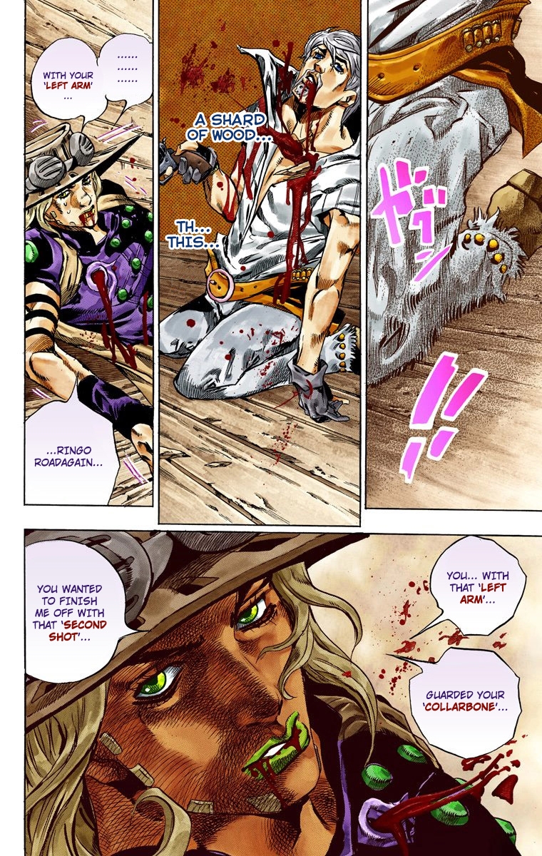 JoJo's Bizarre Adventure Steel Ball Run Colored Manga