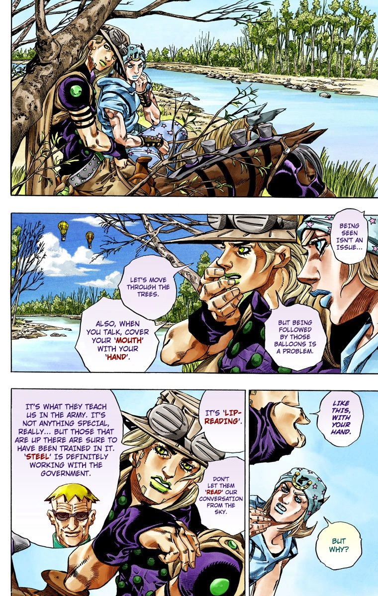 JoJo's Bizarre Adventure Steel Ball Run Colored Manga