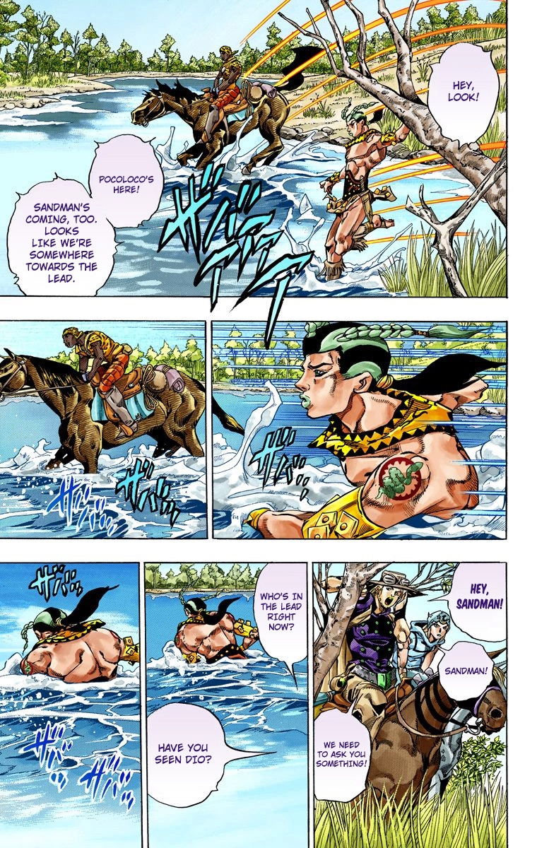 JoJo's Bizarre Adventure Steel Ball Run Colored Manga