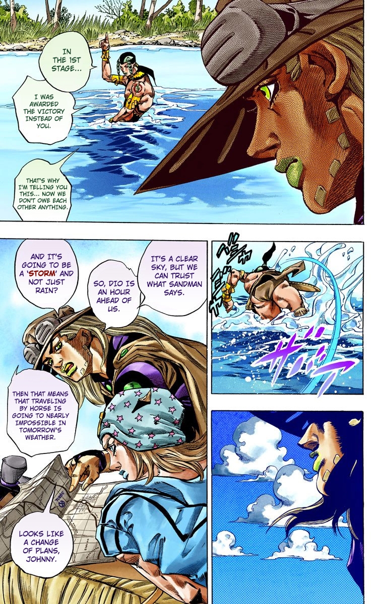 JoJo's Bizarre Adventure Steel Ball Run Colored Manga
