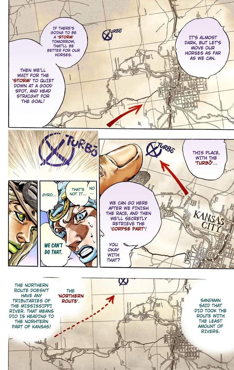 JoJo's Bizarre Adventure Steel Ball Run Colored Manga