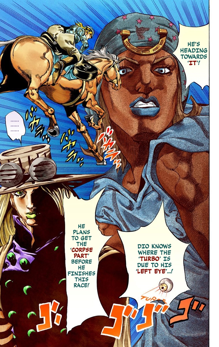 JoJo's Bizarre Adventure Steel Ball Run Colored Manga