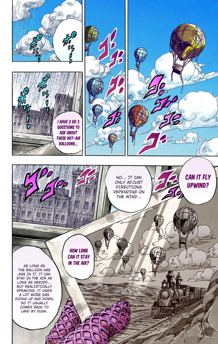 JoJo's Bizarre Adventure Steel Ball Run Colored Manga