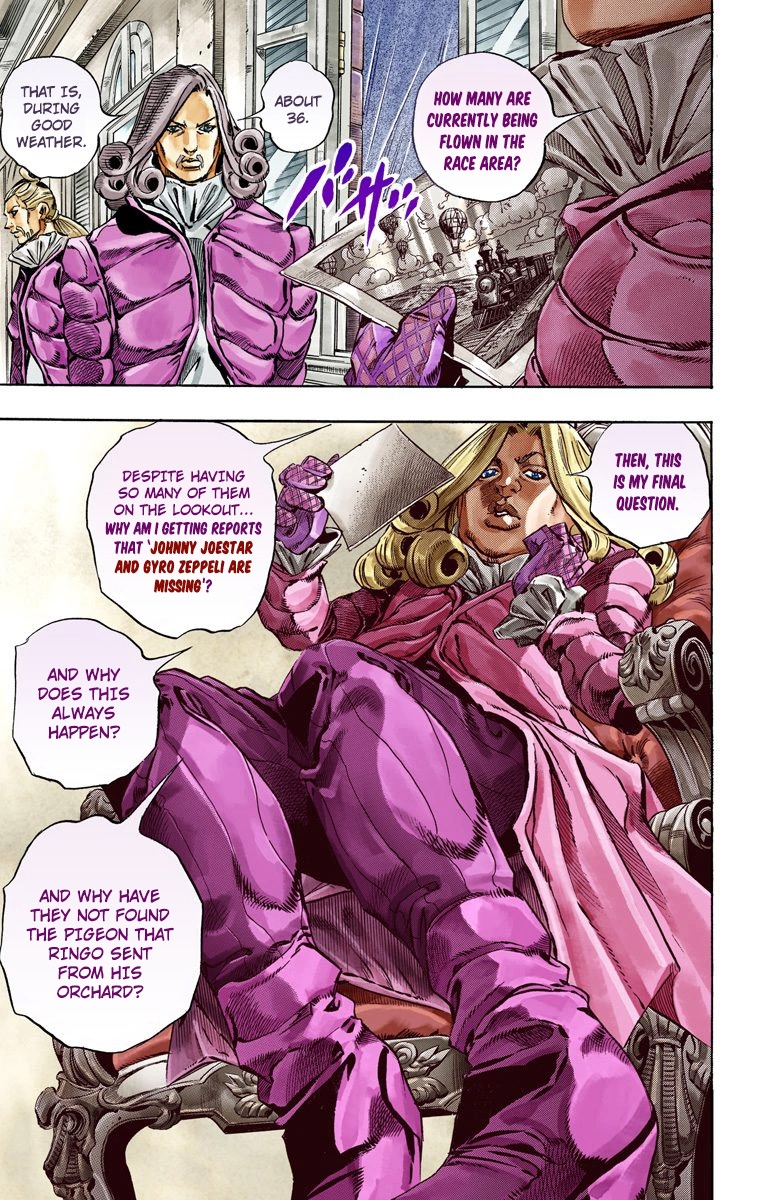 JoJo's Bizarre Adventure Steel Ball Run Colored Manga