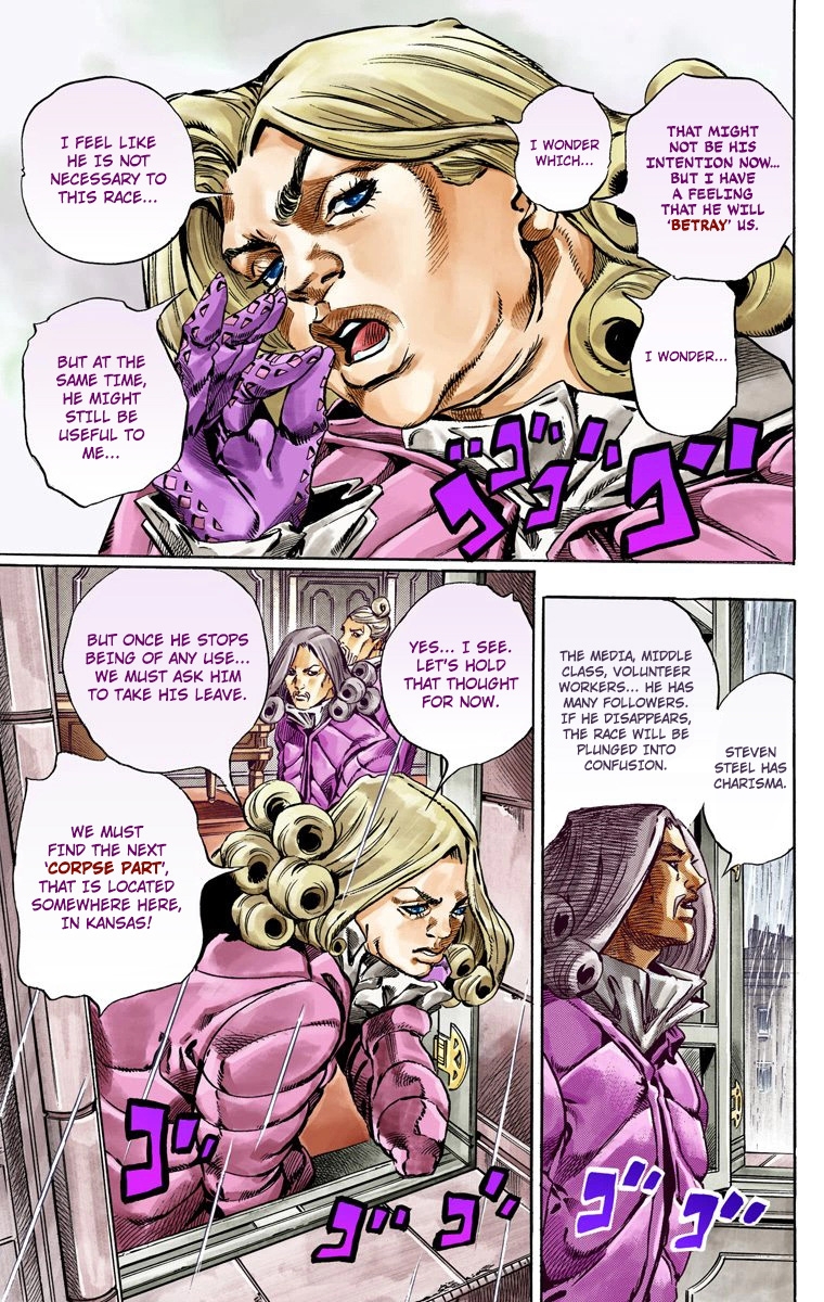 JoJo's Bizarre Adventure Steel Ball Run Colored Manga