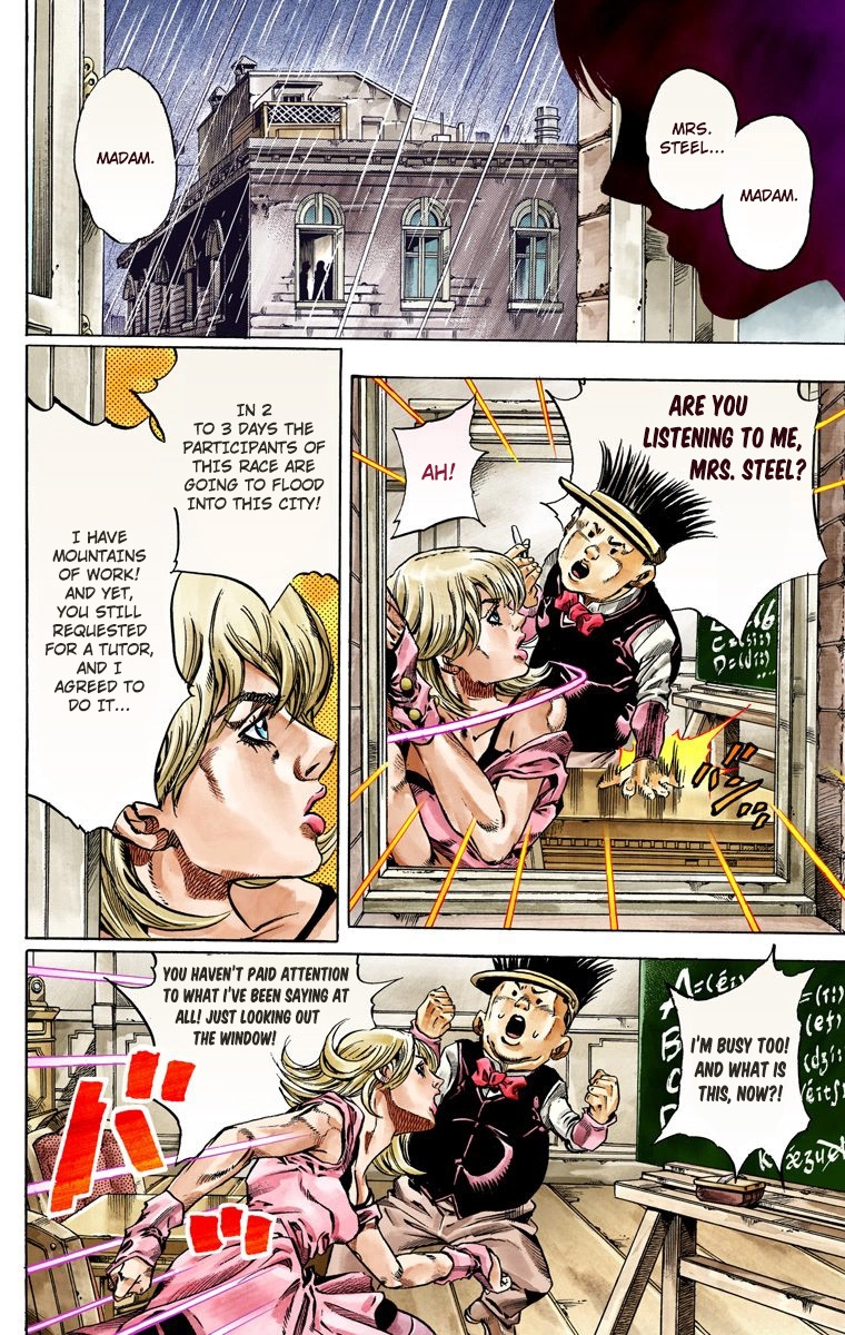 JoJo's Bizarre Adventure Steel Ball Run Colored Manga