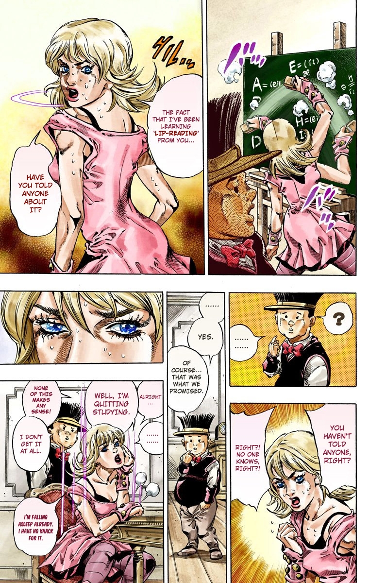 JoJo's Bizarre Adventure Steel Ball Run Colored Manga