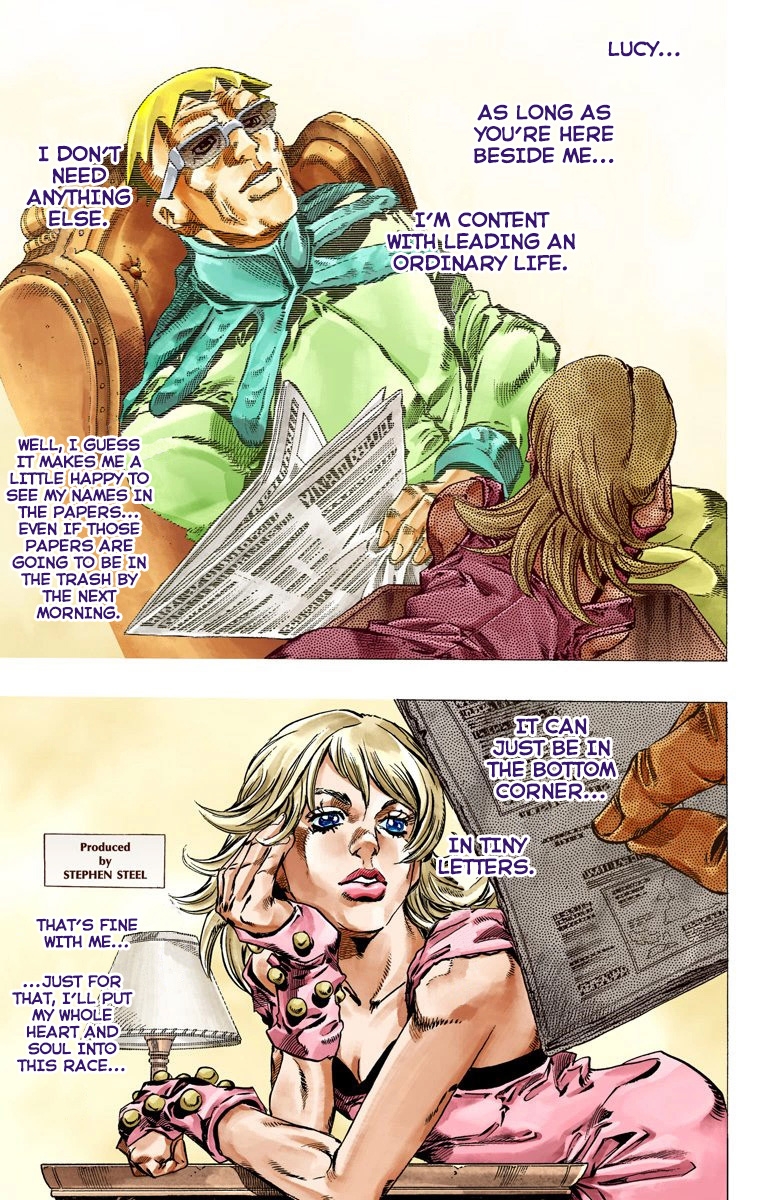 JoJo's Bizarre Adventure Steel Ball Run Colored Manga