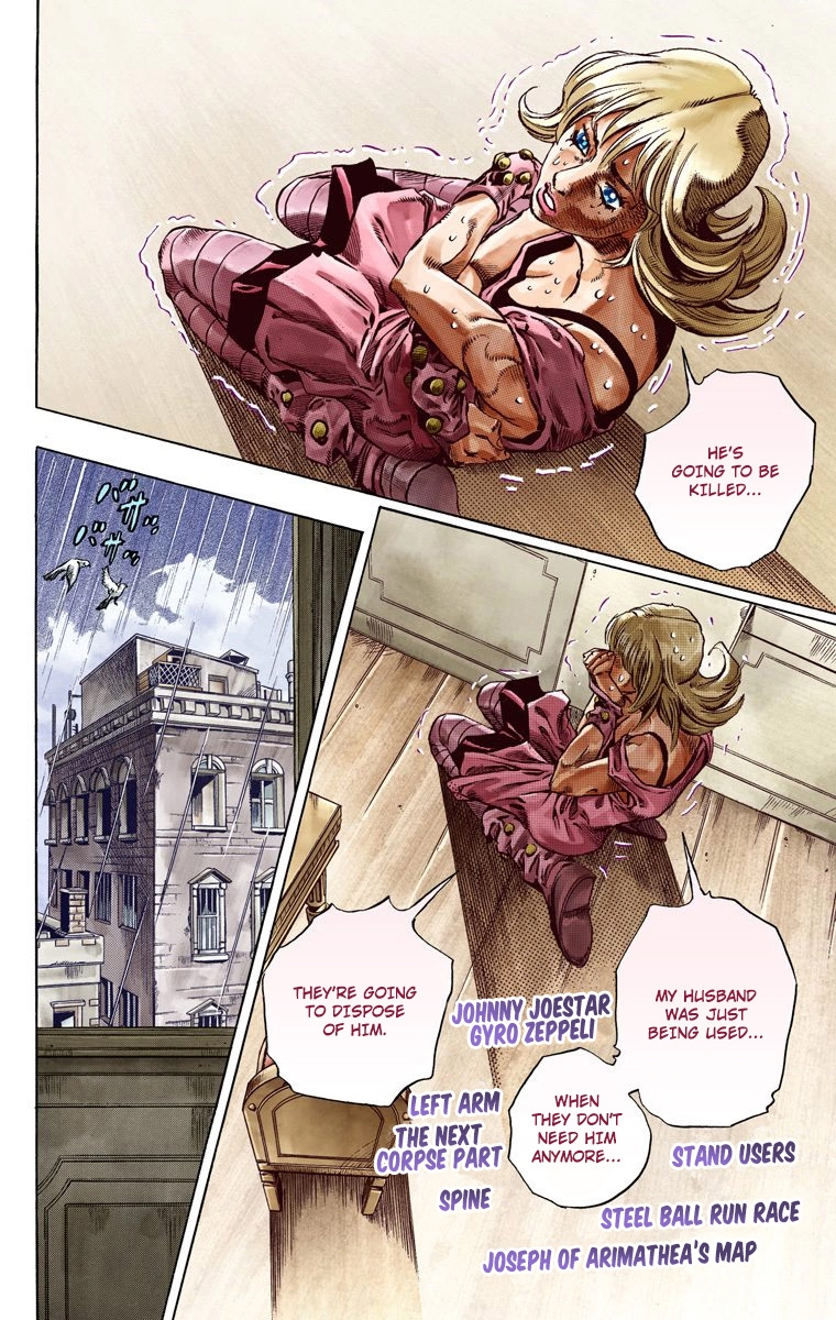 JoJo's Bizarre Adventure Steel Ball Run Colored Manga